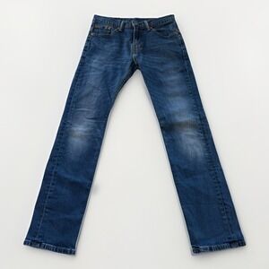 Levi's 511 Stretch Slim Fit Medium Wash Denim Tapered Leg Jeans Men's Size 30x32